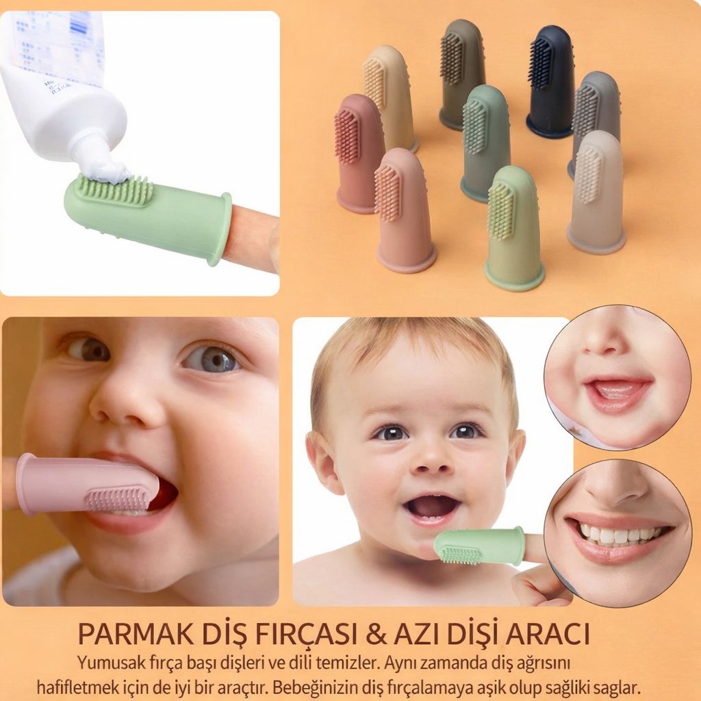 Bebek Diş Kaşıyıcı Diş Fırçası, bebekler İçin Güvenli Diş Kaşıma Oyuncağı