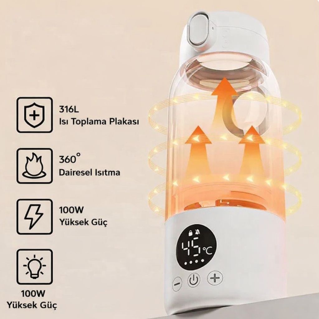 Taşınabilir Su ve Süt Isıtıcı